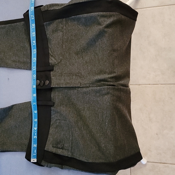 Torrid Dark Grey with Black Stripe pants - Picture 7 of 7